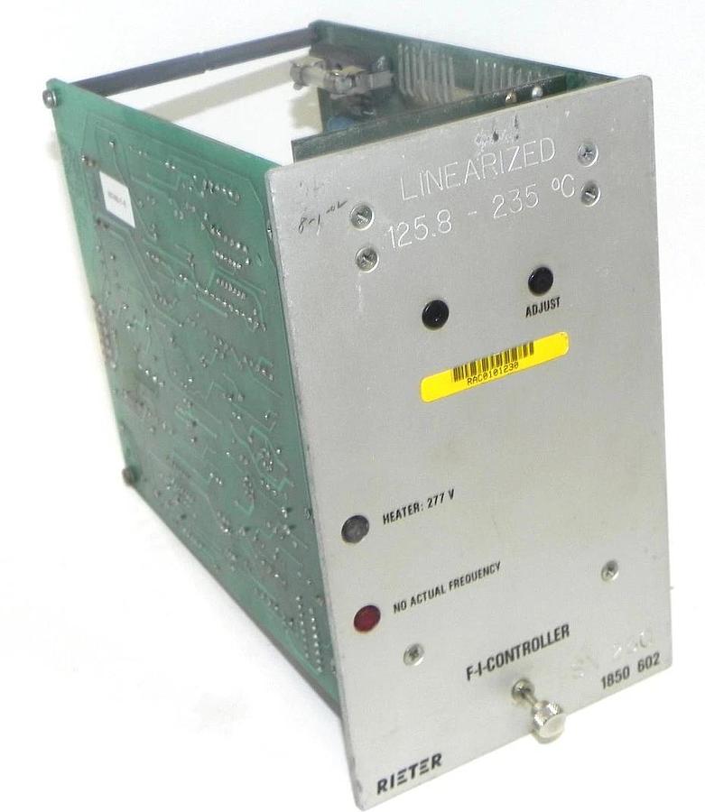 Used RIETER 1850 602 F-I-CONTROLLER 1850602 W/ 1 850 58575, 1 850 601/1, 92002 LH