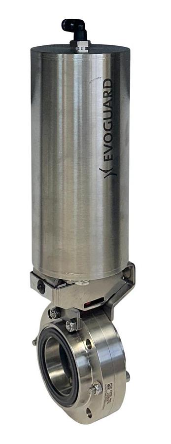 KRONES 0-902-156-716 / 0902156716 EVOGUARD BUTTERFLY VALVE B DN50 OVO NC E NSNP