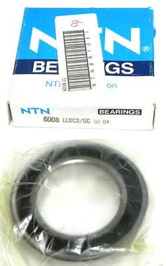 NIB NTN 6008LLBC3/5C SINGLE ROW RADIAL BALL BEARING 6008LLBC35C