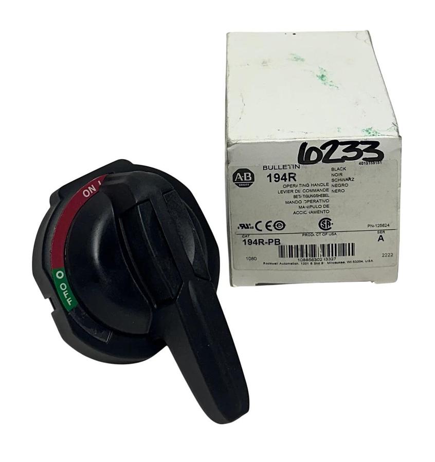 ALLEN BRADLEY 194R-PB /A BLACK OPERATING HANDLE / DISCONNECT SWITCH 60A NSMP