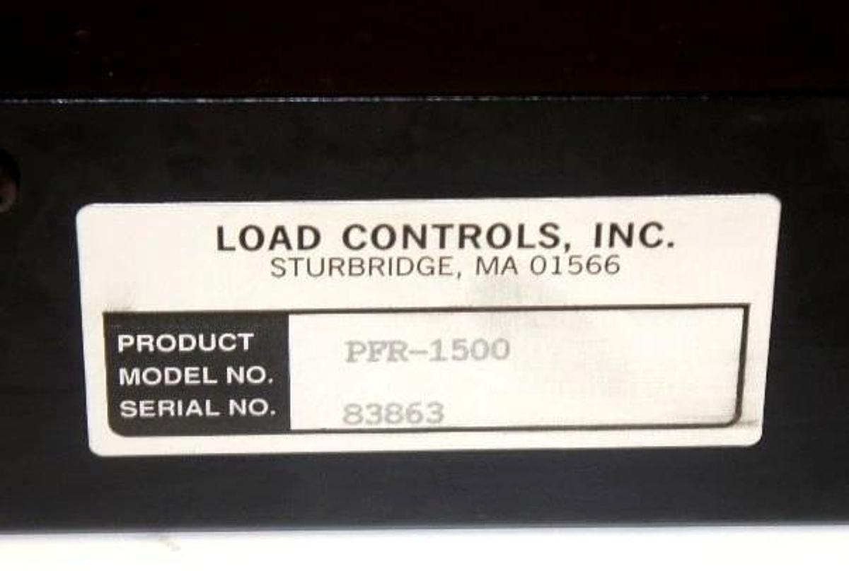 NEW LOAD CONTROLS INC PFR-1500 LOAD CONTROL, 5-15 A, 120 VAC, PFR1500