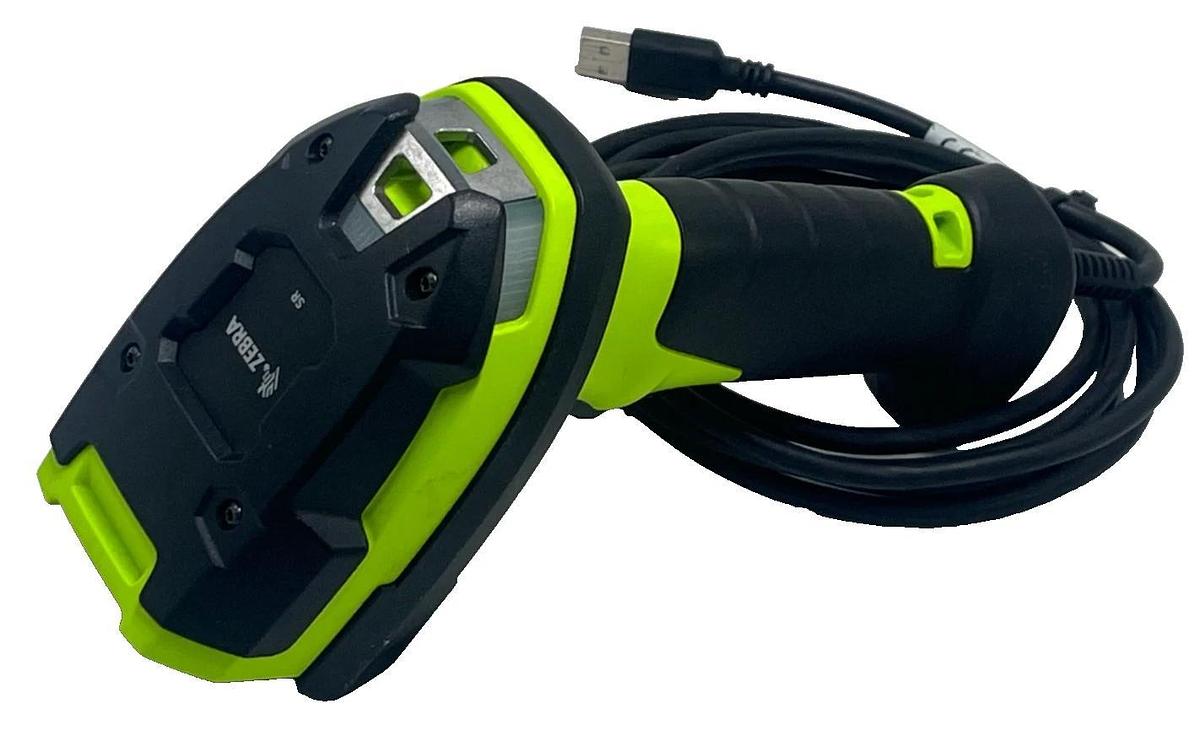 ZEBRA DS3608 Ultra-Rugged Industrial 1D/2D Barcode Scanner Kit USB CBA-U46-S07ZA