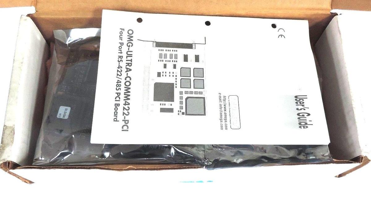 Used NIB OMEGA OMG-ULTRA-COMM422-PCI AUTOMATIC FOUR POINT PCI RS-422/485 INTERFACE
