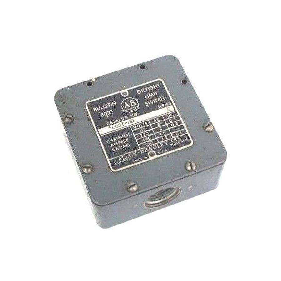 Used ALLEN BRADLEY 802T-HD LIMIT SWITCH SER 2, W/O HEADS, 802THD