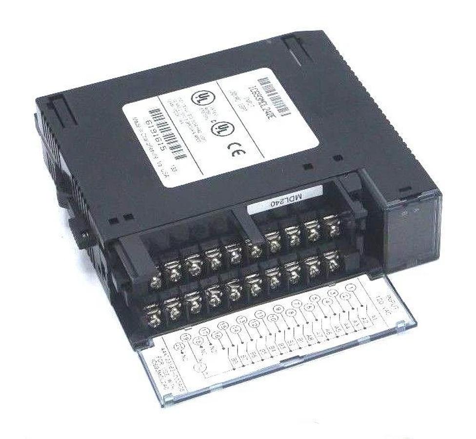 Used LOT OF 10 GE FANUC IC693MDL240E INPUT MODULES 120VAC, 16POINT