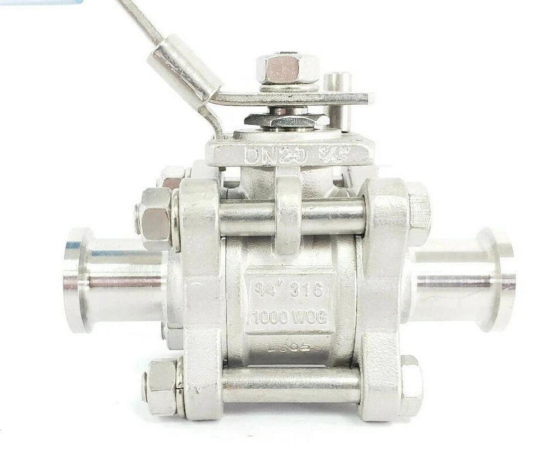 Used JENSEN 3/4"-CF8M 1000 WOG 3/4" BALL VALVE 0305