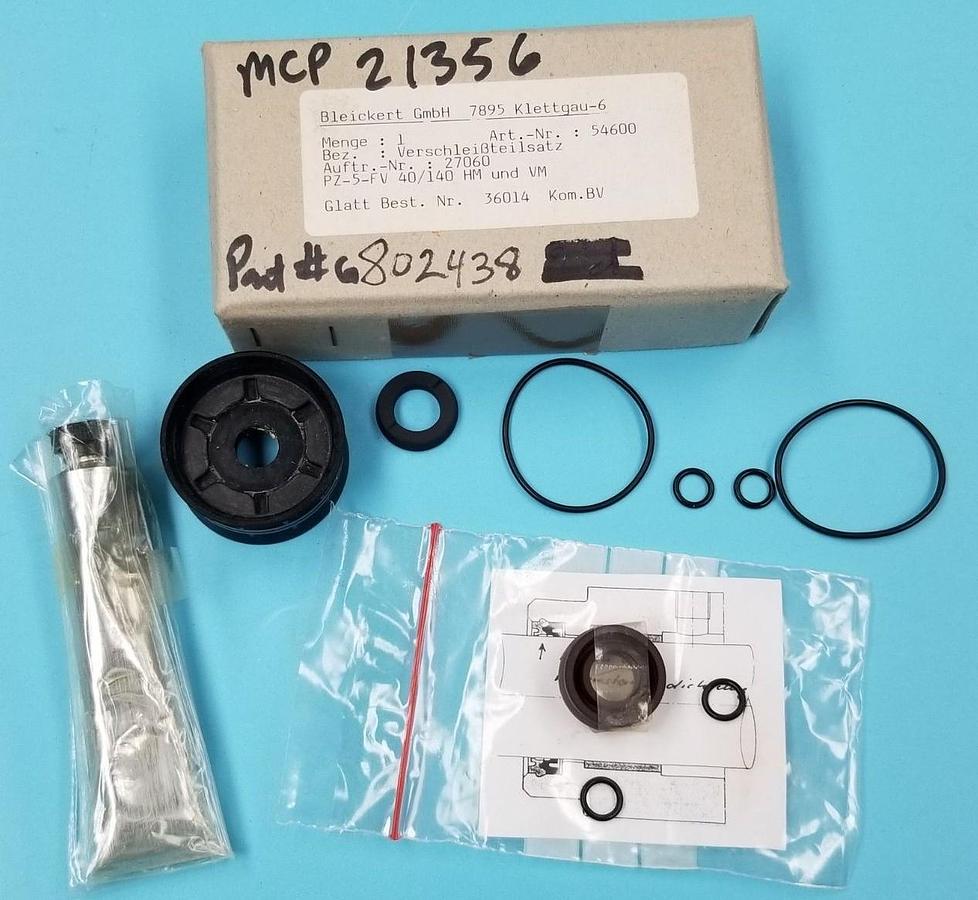Used NIB BLEICKERT ART. NR. 54600 KIT, PZ-5-FV 40/140 HM AND VM, 27060