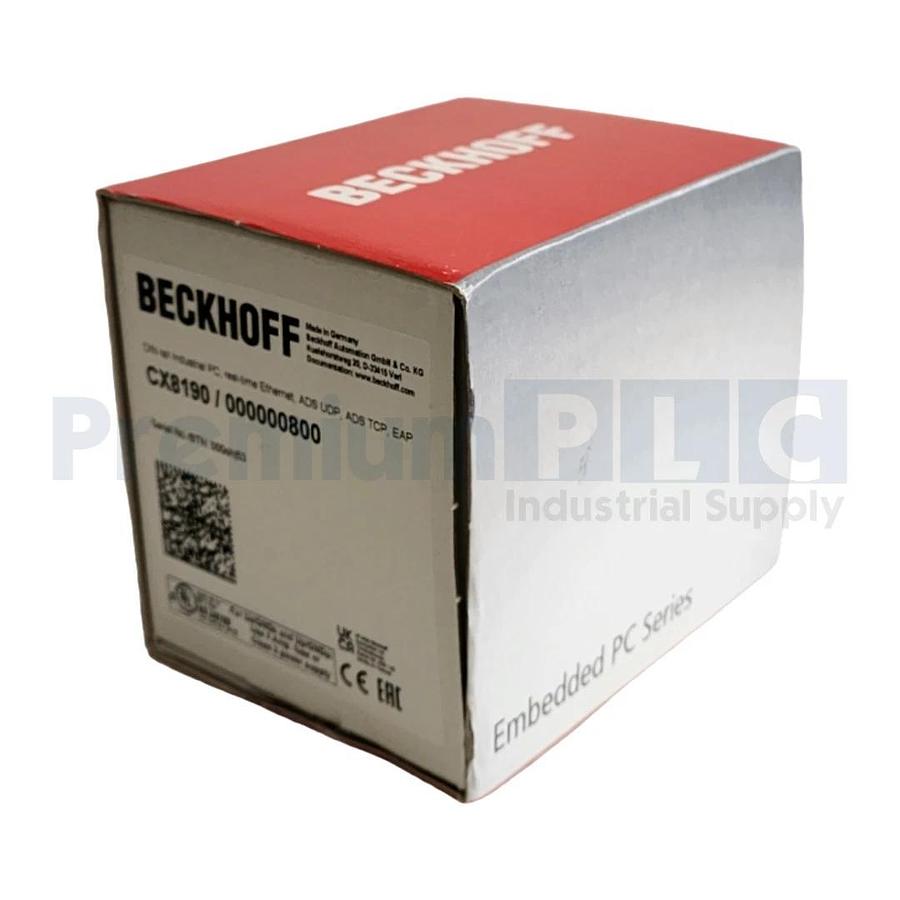 Used BECKHOFF CX8190 / 000000800 EMBEDDED PC CONTROLLER MODULE REAL-TIME ETHERNET NEW