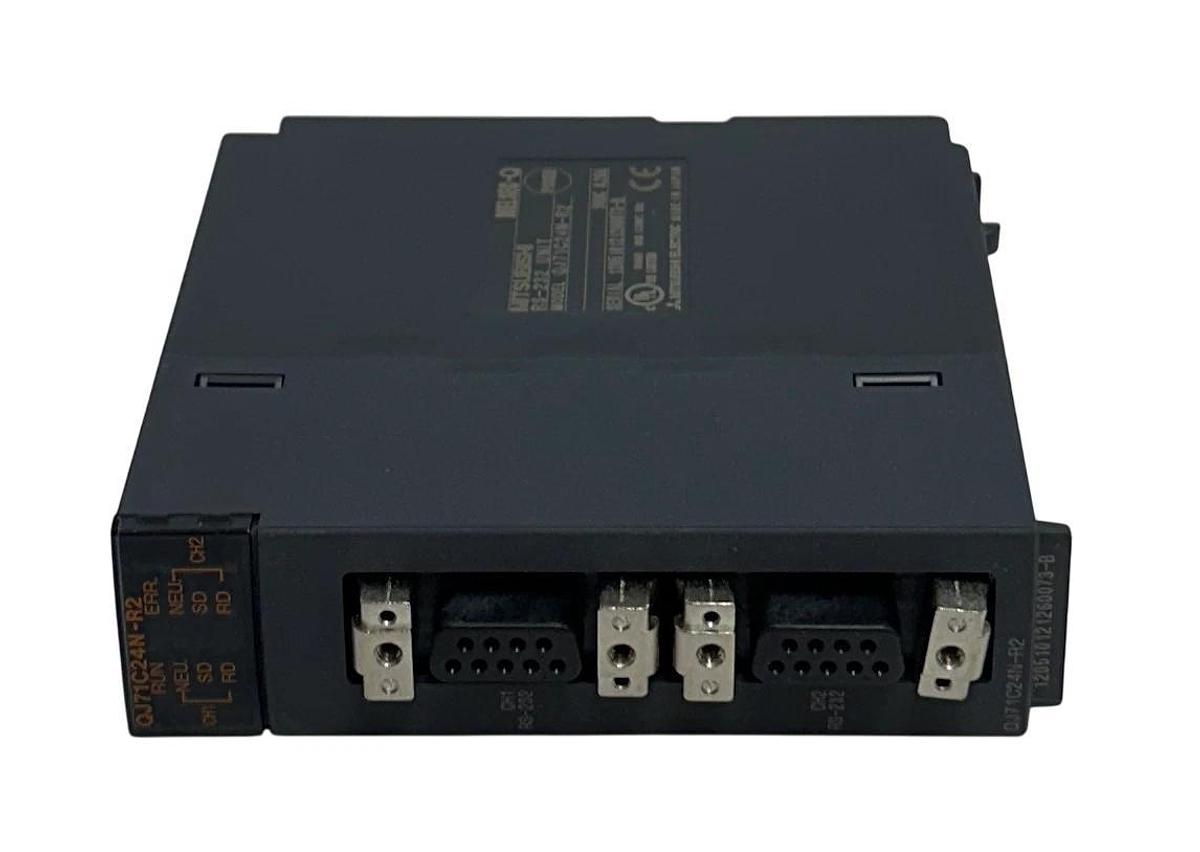 Used MITSUBISHI ELECTRIC QJ71C24N-R2 MELSEC-Q RS-232 MODULE 24VDC QJ71C24NR2 USNP