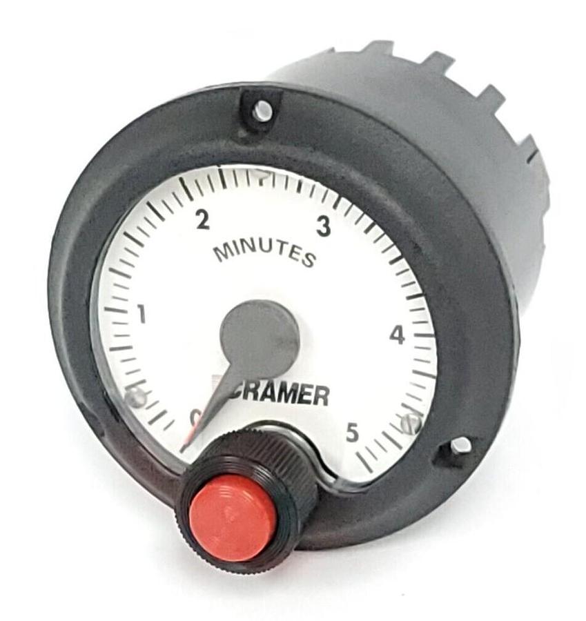 Used NEW CRAMER COMPANY 241E TIMER COUNTER 10001 AED 5-MIN 115V 60Hz