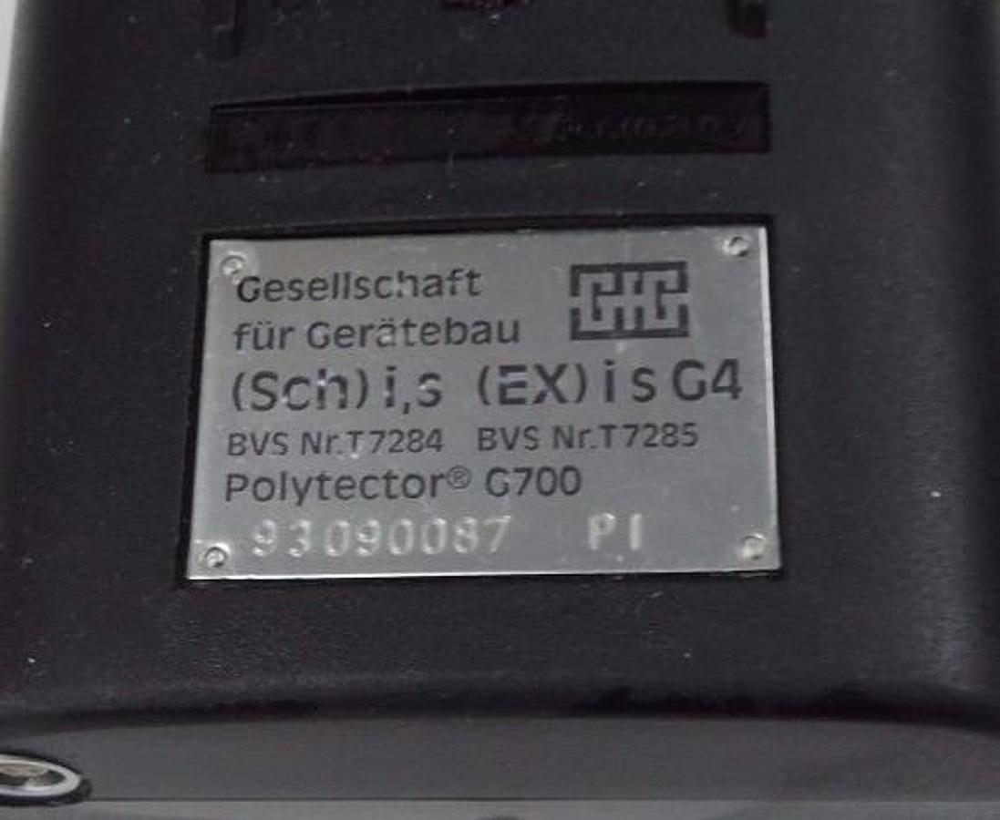 Used GIG MODEL G700 POLYTECTOR PORTABLE GAS DETECTOR
