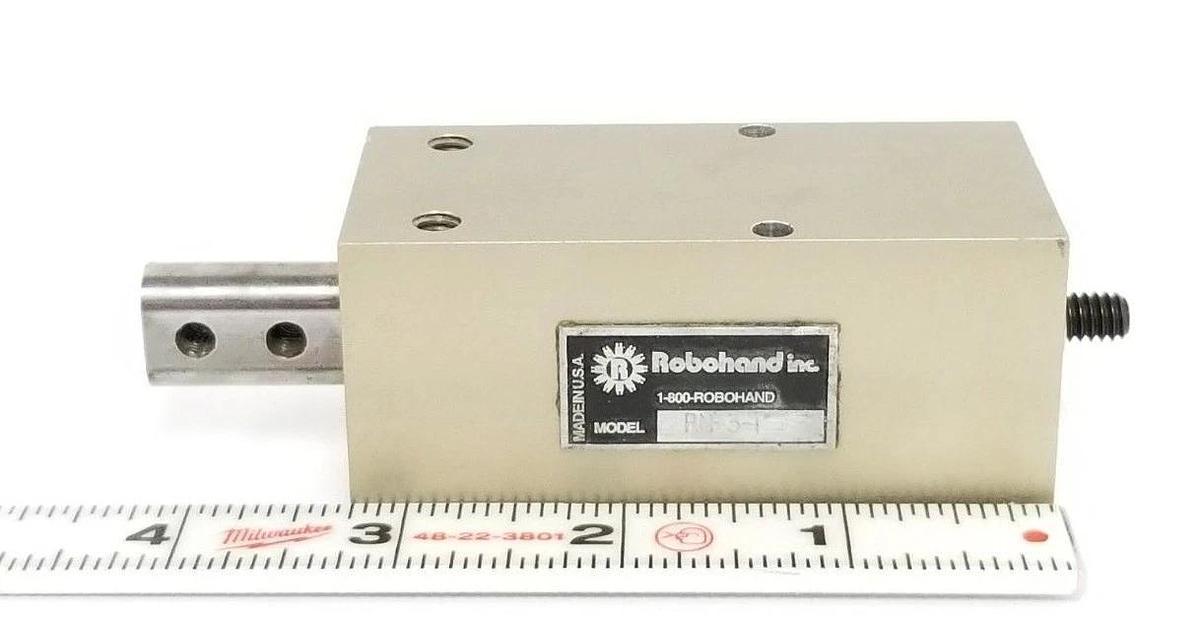NEW ROBOHAND INC. RN-3-1 AIR CYLINDER LINEAR SLIDE ACTUATOR RN31