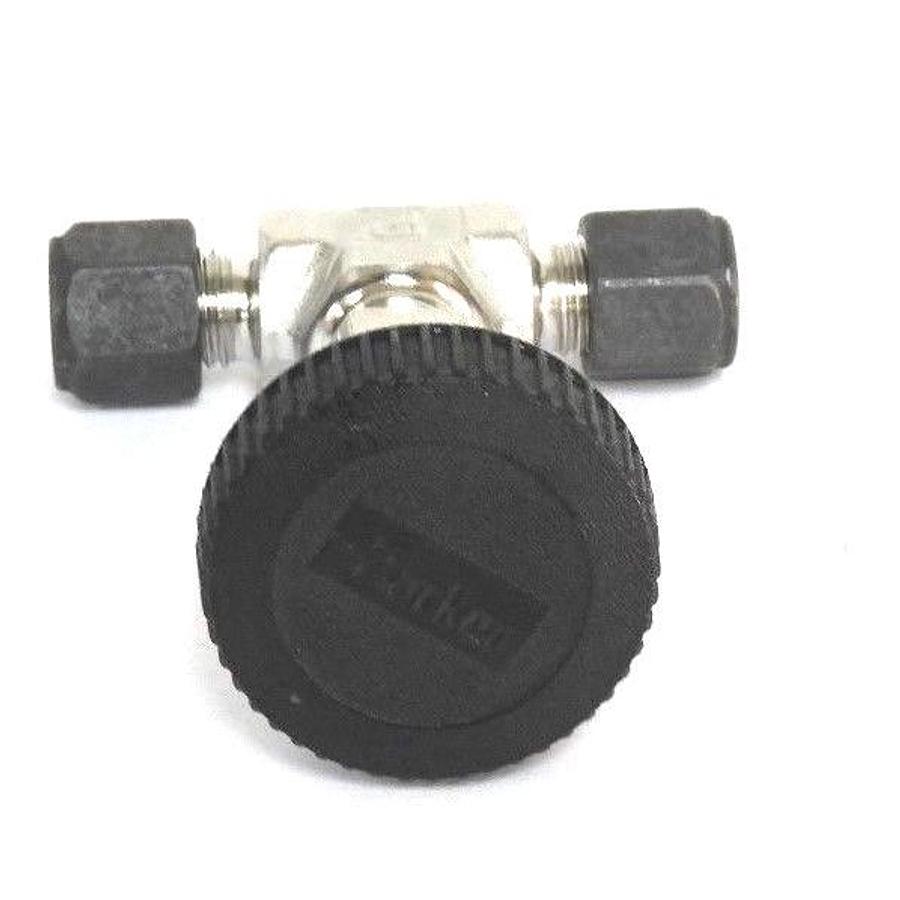 Used NEW PARKER 29478 FLOW VALVE 3/8" P316 2030 CBJH