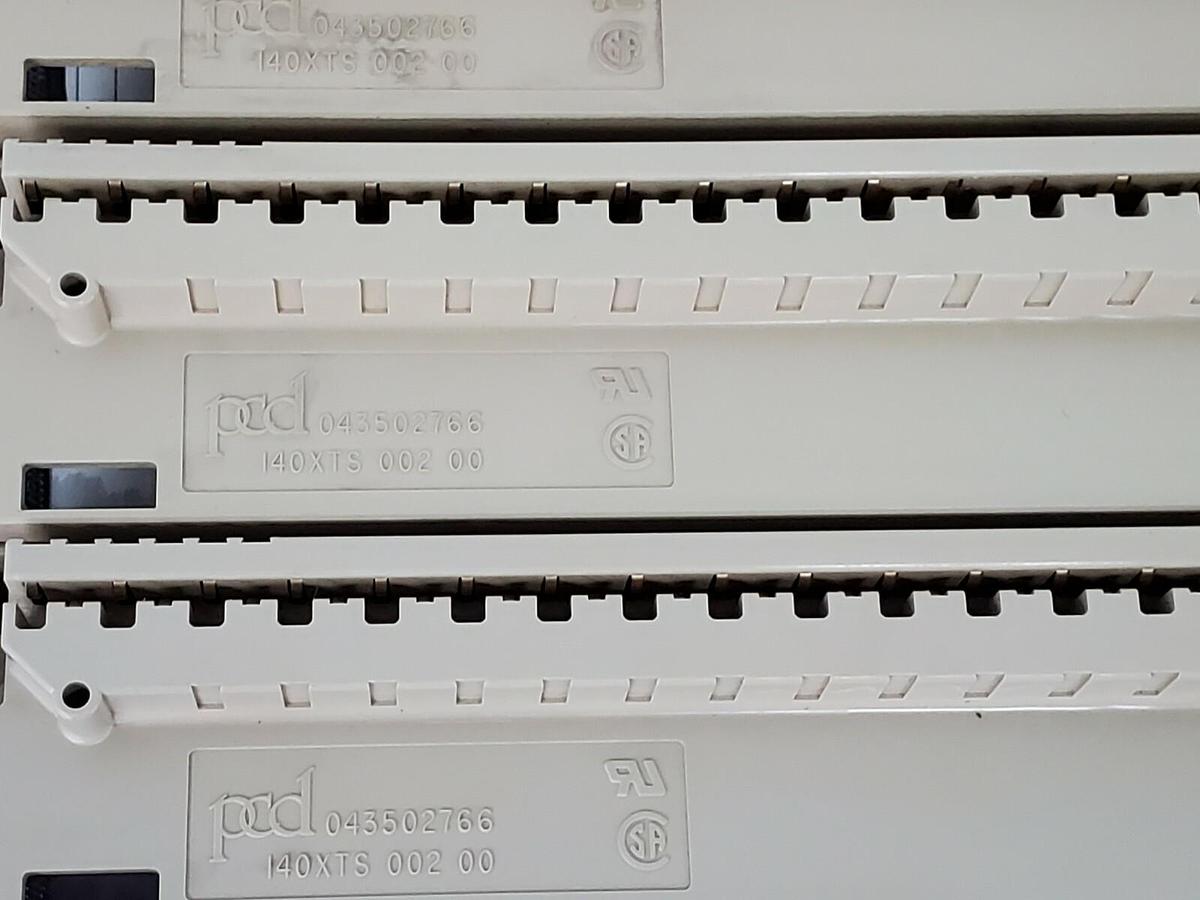 Used LOT OF 3 AEG MODICON 140-XTS-002-00 TERMINAL STRIPS 40 POINTS, 140XTS00200