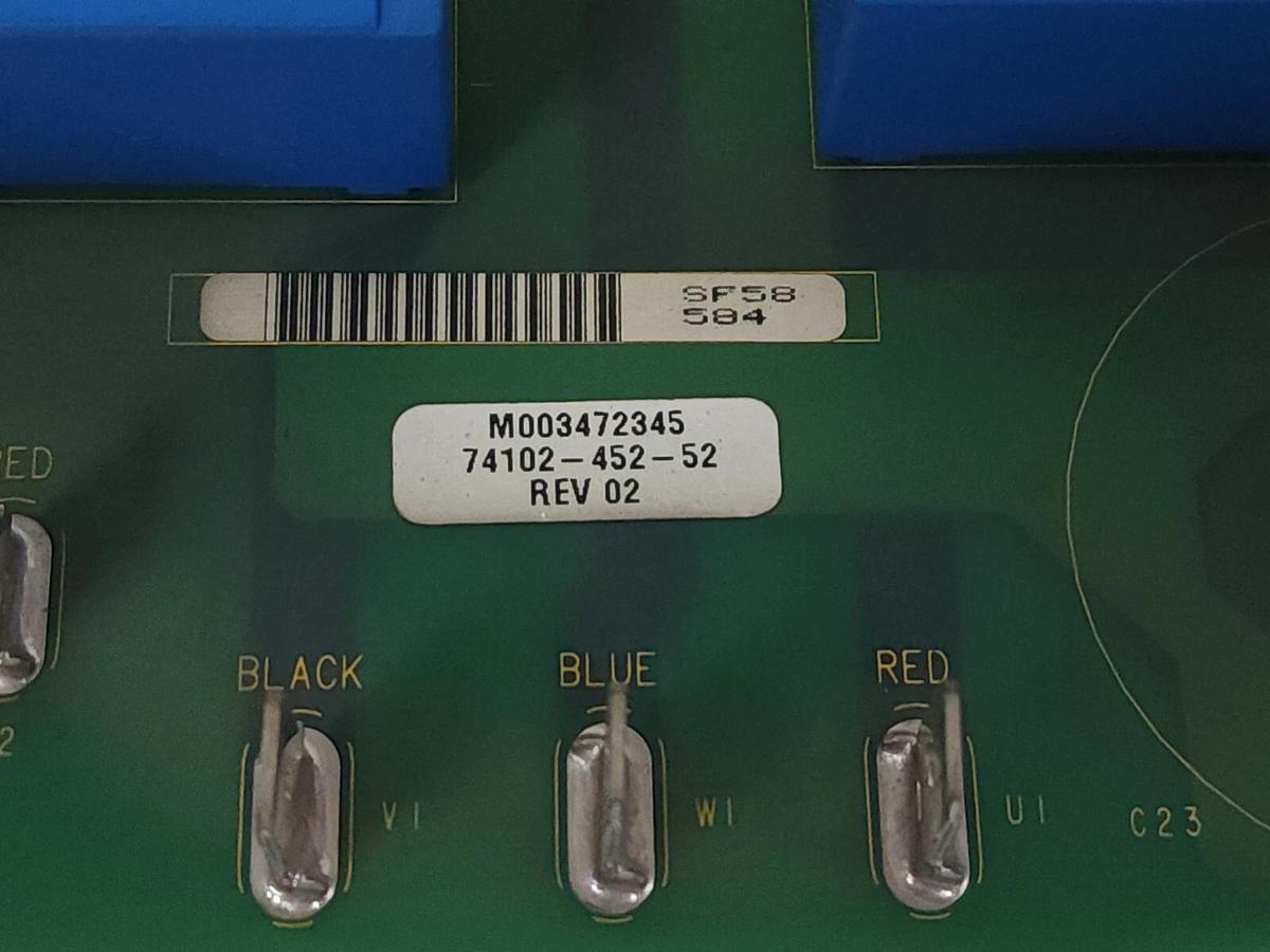 Used ALLEN BRADLEY 74102-452-52 PC BOARD REV. 2 M003472345