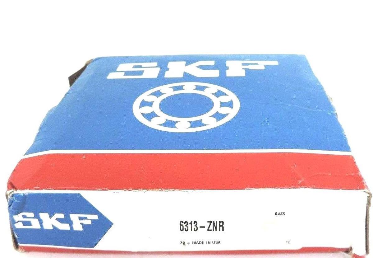 Used NIB SKF 6313-ZNR BALL BEARING 6313ZNR