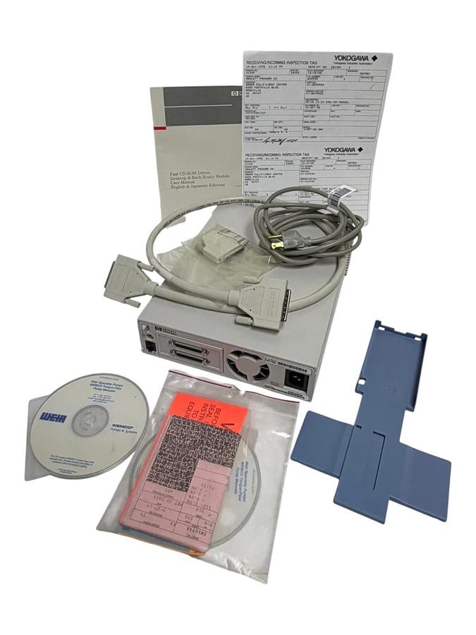 HP C4310A External CD-ROM 12X Desktop Drive Vintage SCSI C4310-60016 Bundle