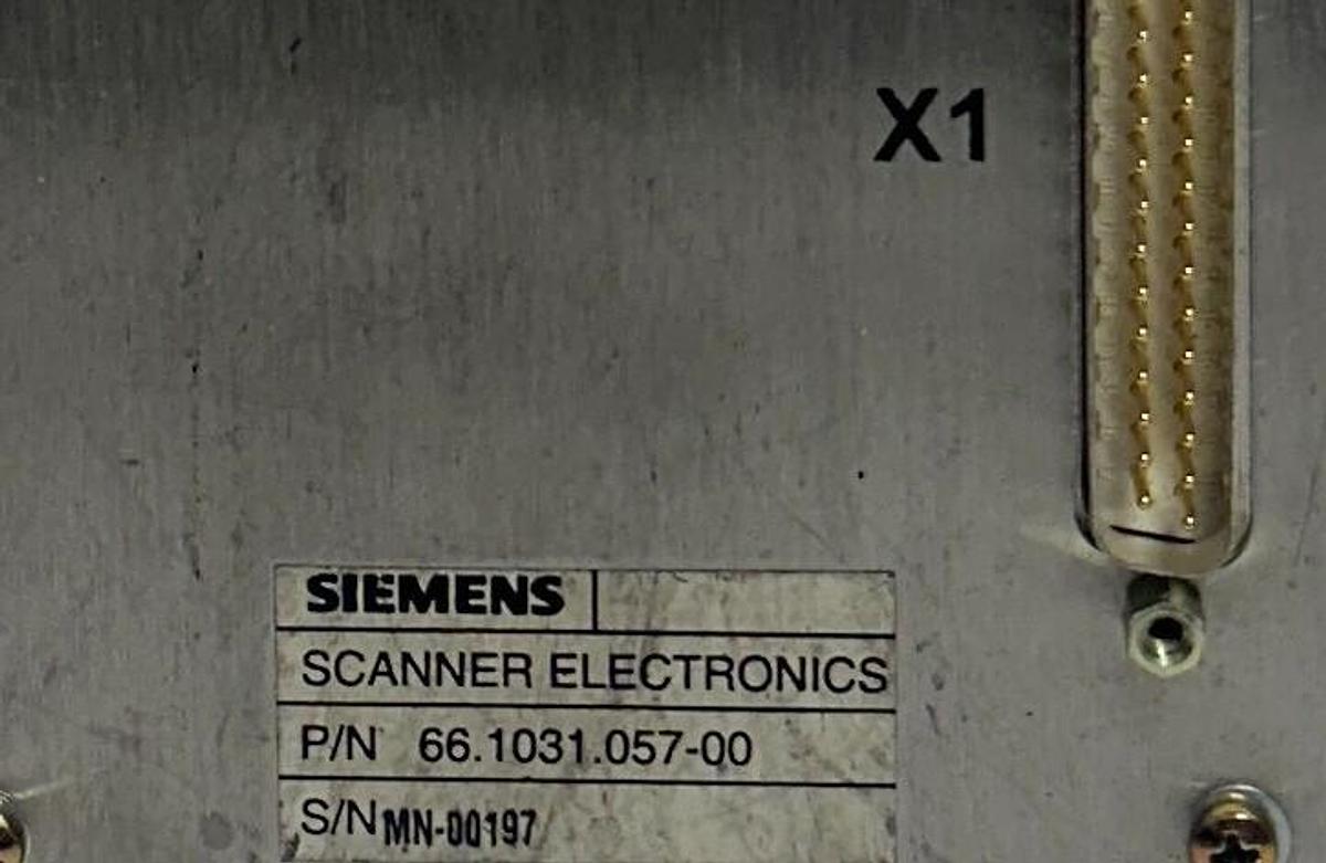Used SIEMENS SVTRONICS 66.1031.057-00 / 66103105700 10-PORT SCANNER MODULE USNP
