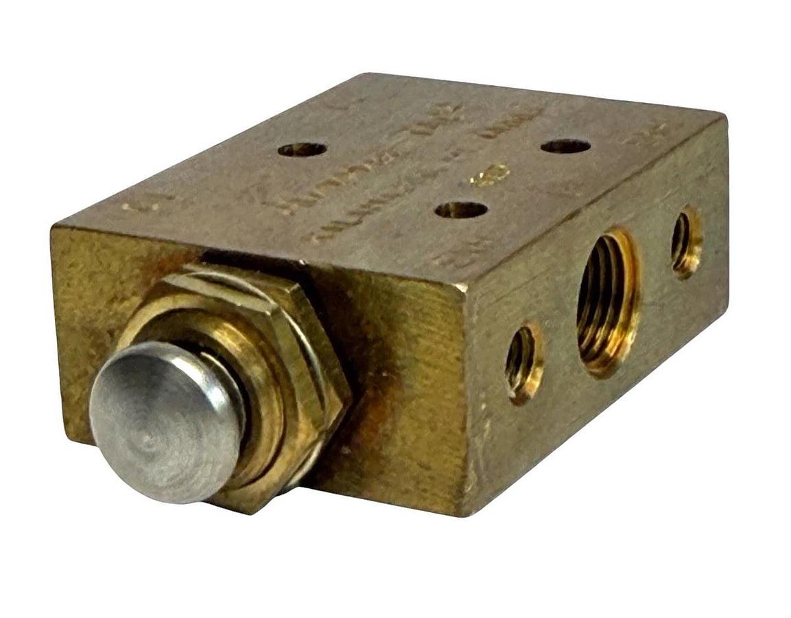 Used NEW HUMPHREY 41P MINIATURE PUSH BUTTON AIR VALVE