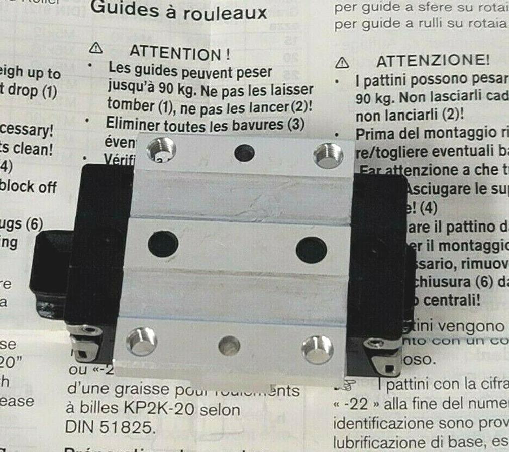 NIB REXROTH BOSCH R163111424 BALL RUNNER BLOCK 1631-114-20