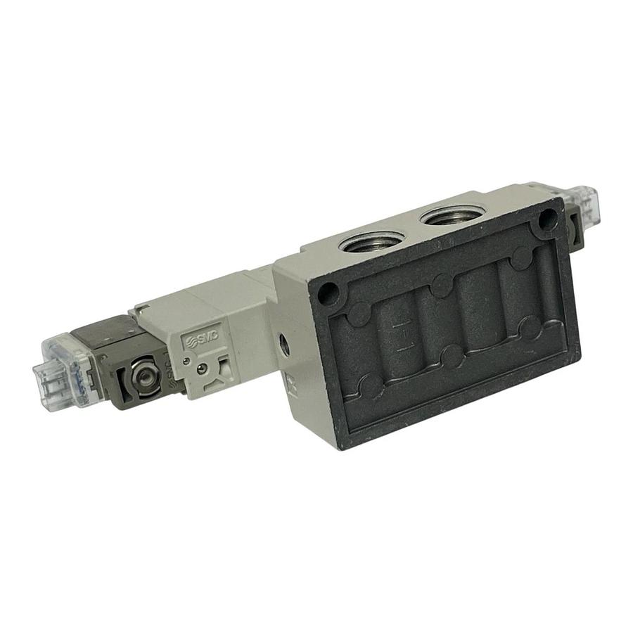 SMC SY5440-5LOZ-02-Q 5-Port Solenoid Valve 3-Pos Exhaust Center 24VDC - NSNP