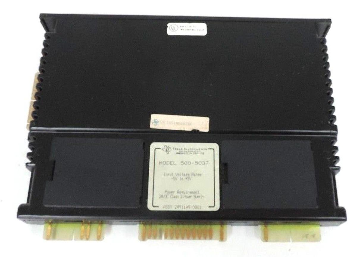 Used TEXAS INSTRUMENTS 500-5037 INPUT MODULE ASSY 2491149-0001 5005037