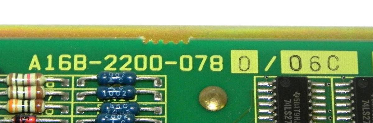 Used FANUC A16B-2200-0780/06C I/O INTERFACE BOARD A16B-2200-0780