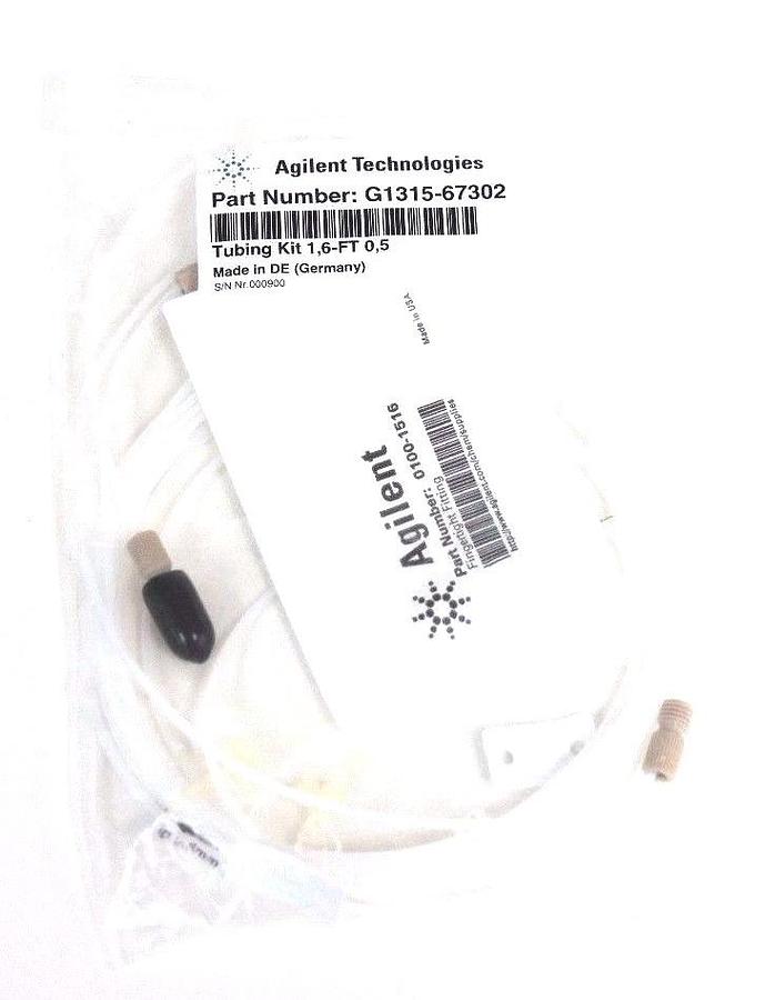 Used NEW AGILENT G1315-67302 CONNECTING TUBING KIT 1,6-FT,0,5, 0100-1516, G131567301