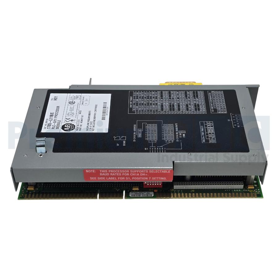 Used ALLEN BRADLEY 1785-L11B/E PLC-5/11 PROCESSOR MODULE REV. H01 F/W REV. D.1 NSNP