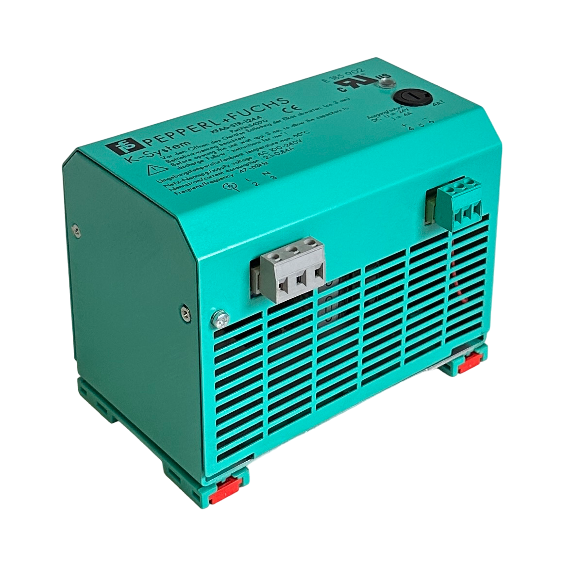 Used PEPPERL+FUCHS KFA6-STR-1.24.4 / 54270 K-System POWER SUPPLY 100-240VAC 47-63Hz