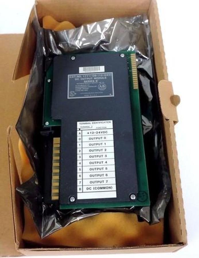 Used NIB ALLEN BRADLEY 1771-OB DC OUTPUT MODULE SER B 12-24V 1771OB