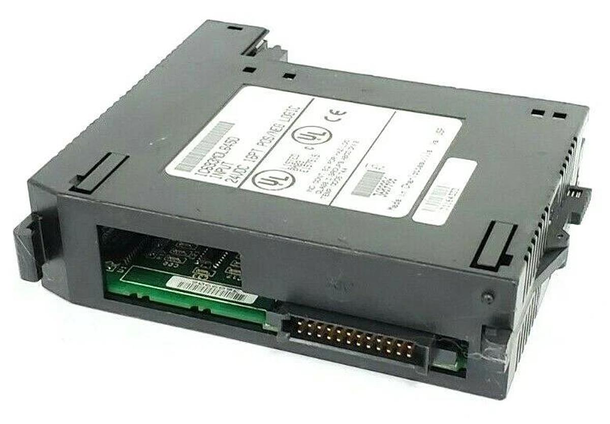 Used GE FANUC IC693MDL645D INPUT MODULE 24VDC 16PT POS/NEG LOGIC W/OUT WIRING ARM