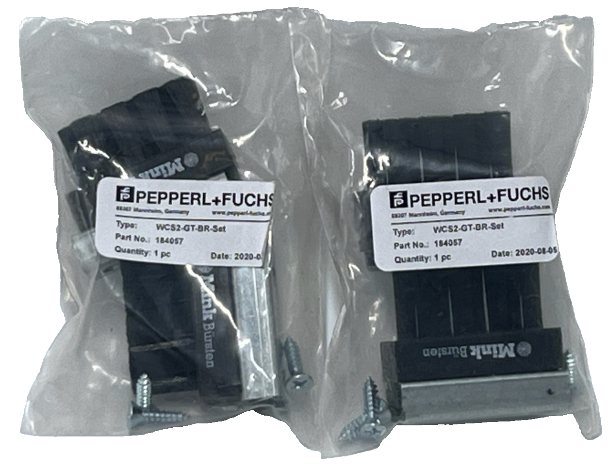 LOT OF 2 | Pepperl+Fuchs WCS2-GT-BR-SET Cleaning Brushes | Part No. 184057 | NEW