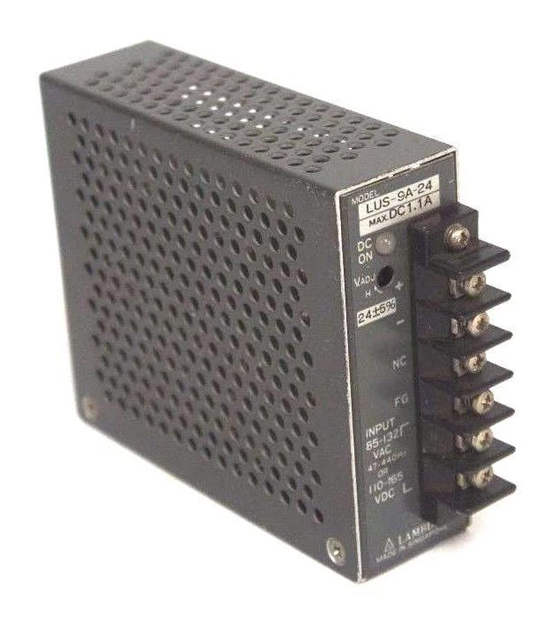 Used LAMBDA ELECTRONICS LUS-9A-24 POWER SUPPLY 1.1A, 85-132 VAC LUS9A24