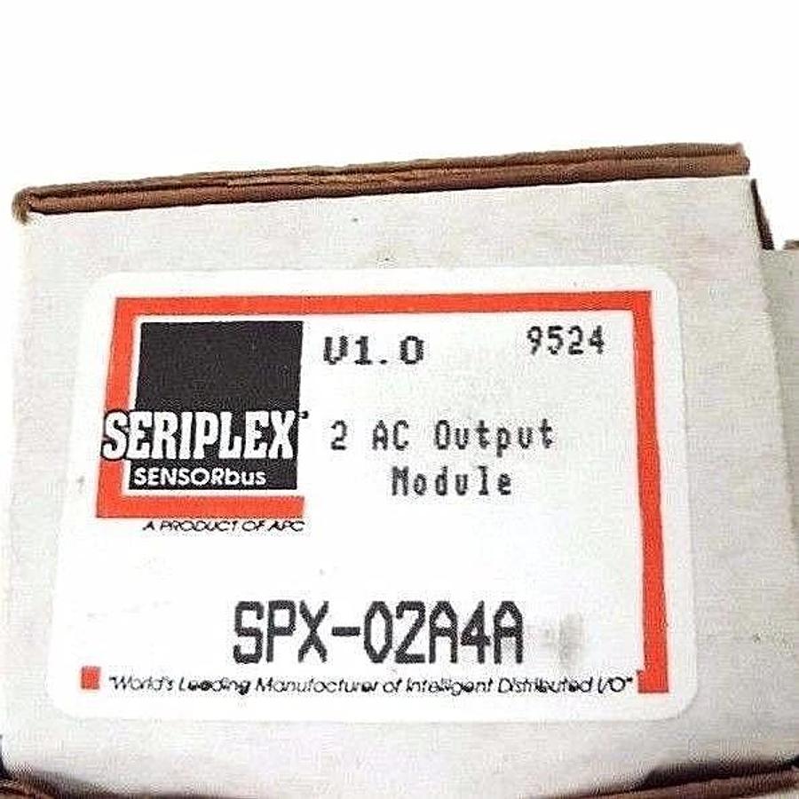 Used NIB SERIPLEX SPX-02A4A DISCRETE OUTPUT MODULE 2 OUTPUTS SPX02A4A, V1.0