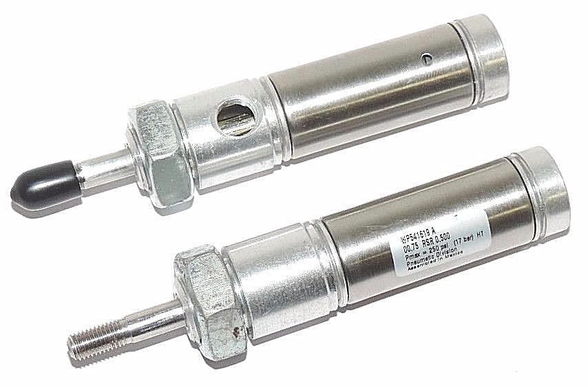 Used LOT OF 2 NEW PARKER WP541619 A PNEUMATIC CYLINDERS 3/4" BORE 1/2" STROKE