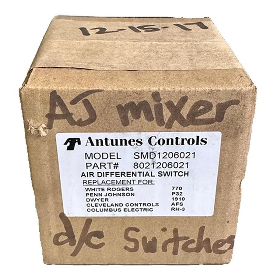 Used NEW SEALED ANTUNES CONTROLS 8021206021 / SMD1206021 AIR DIFFERENTIAL SWITCH
