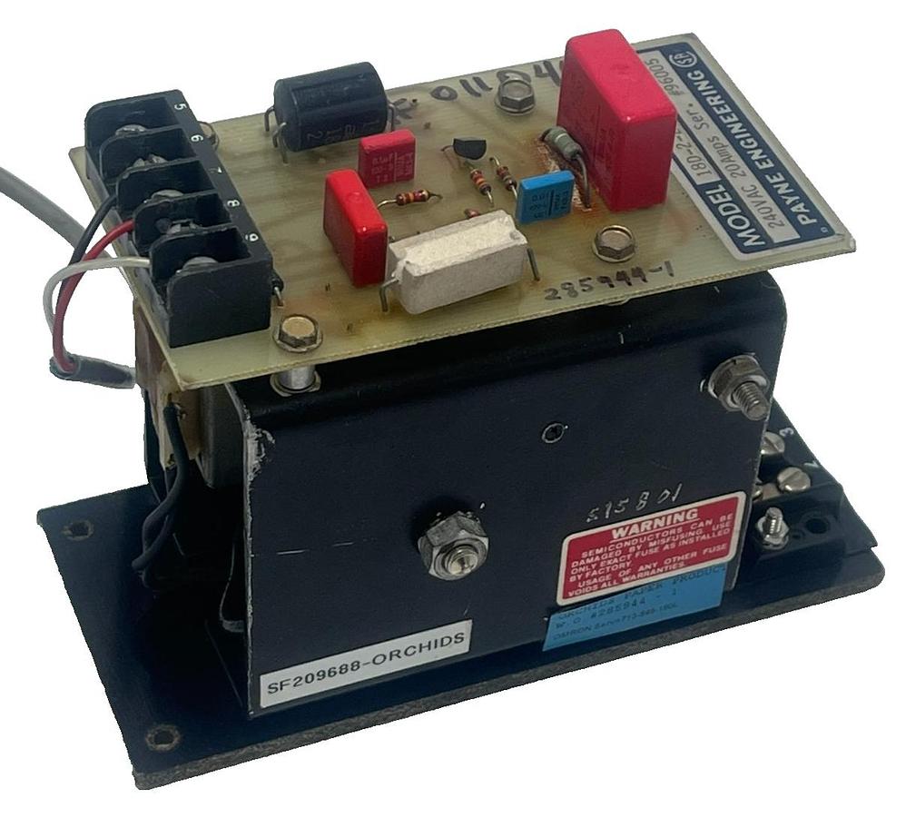Used PAYNE ENGINEERING 18D-2-20 std 60Hz Power Controller 240VAC 20A TURN DIAL 0-100