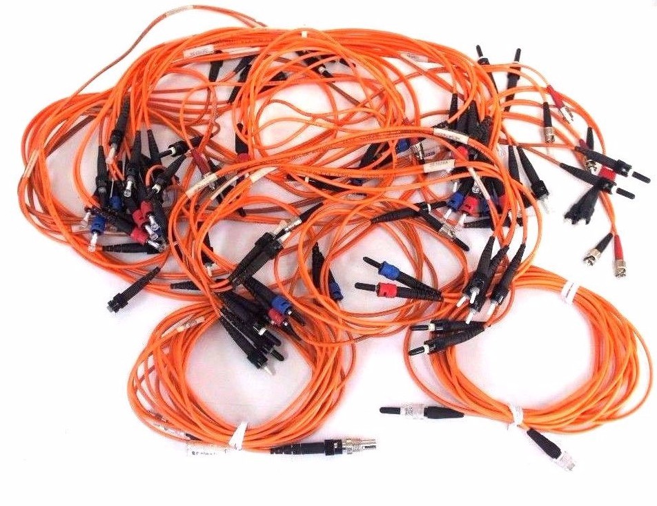 Used LOT OF MISCELLANEOUS CORNING OPTICAL CABLES