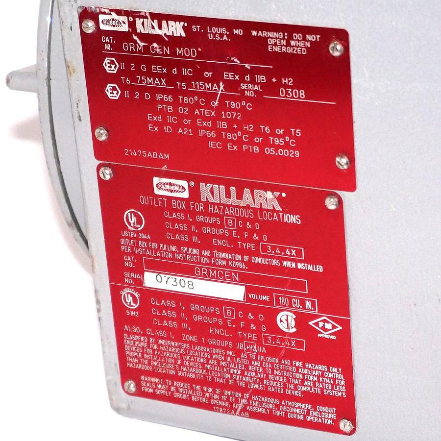 Used THERMO ELECTRON CORP 7100B INTERFACE MODEL KRIL-M W/KILLARK GRM-CEN-MOD, GRM-CEN