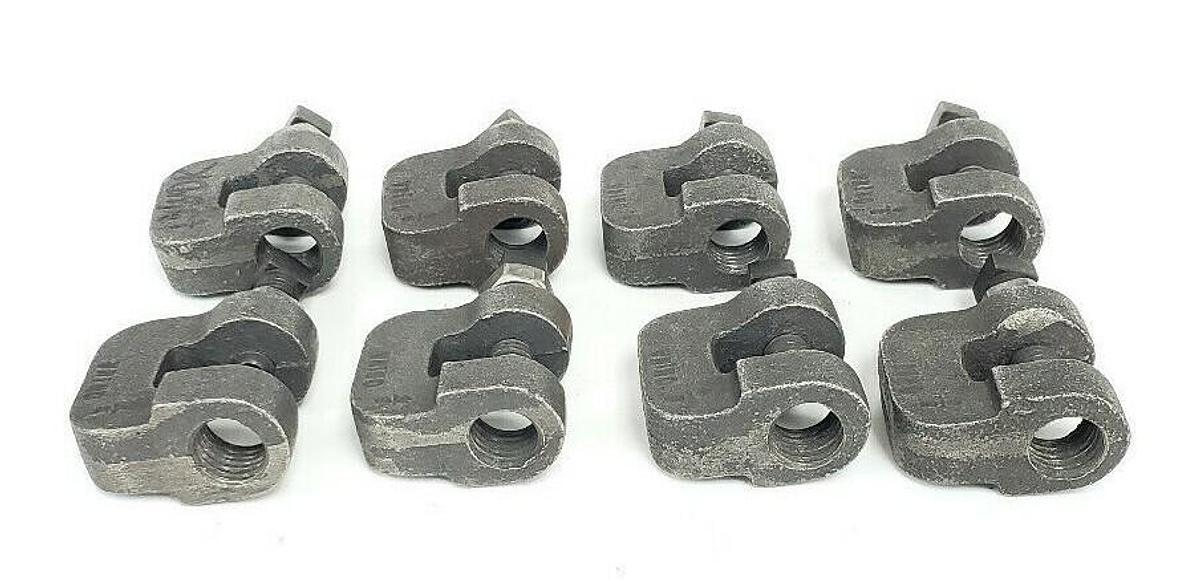 Used LOT OF 8 GENERIC 136DK 3/4" CLAMPS