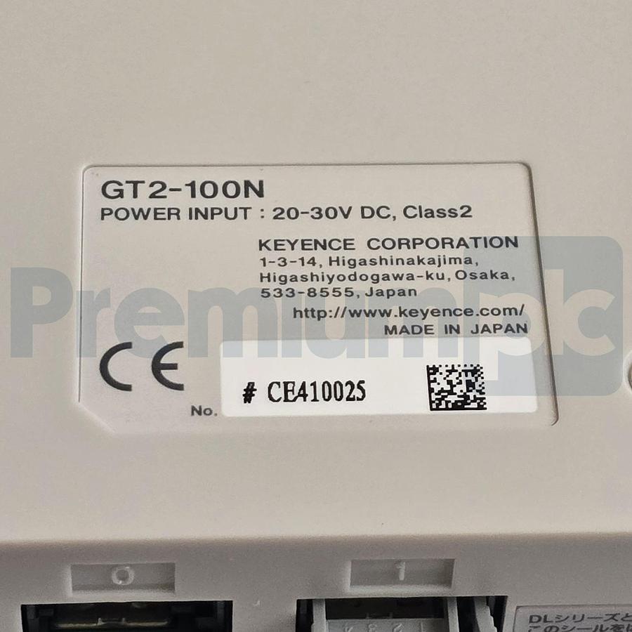 Used Keyence GT2-100N Digital Laser Sensor Amplifier Unit Large Display 2-Ch NSMP