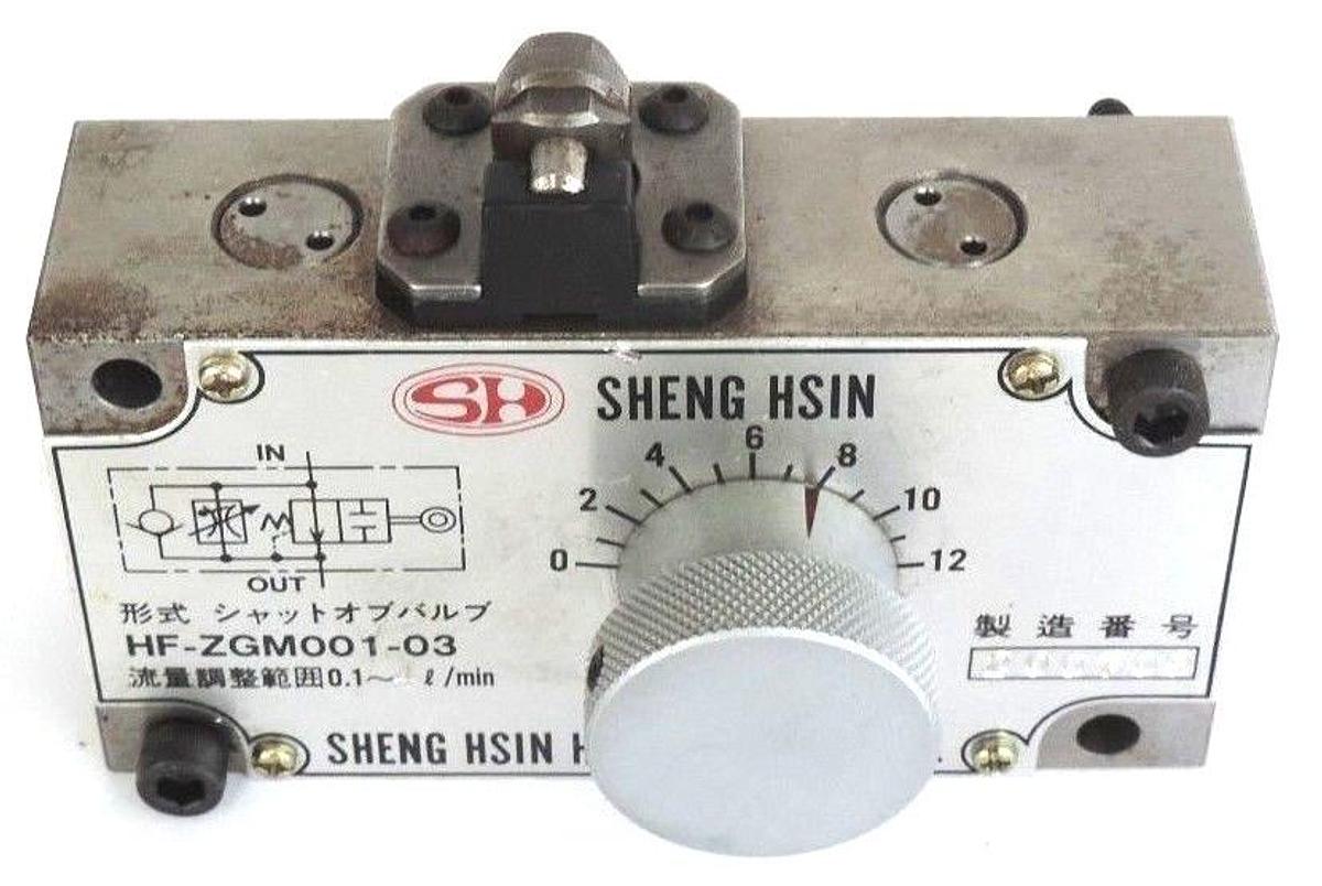Used SHENG HSIN HF-ZGM001-03 VALVE HFZGM00103