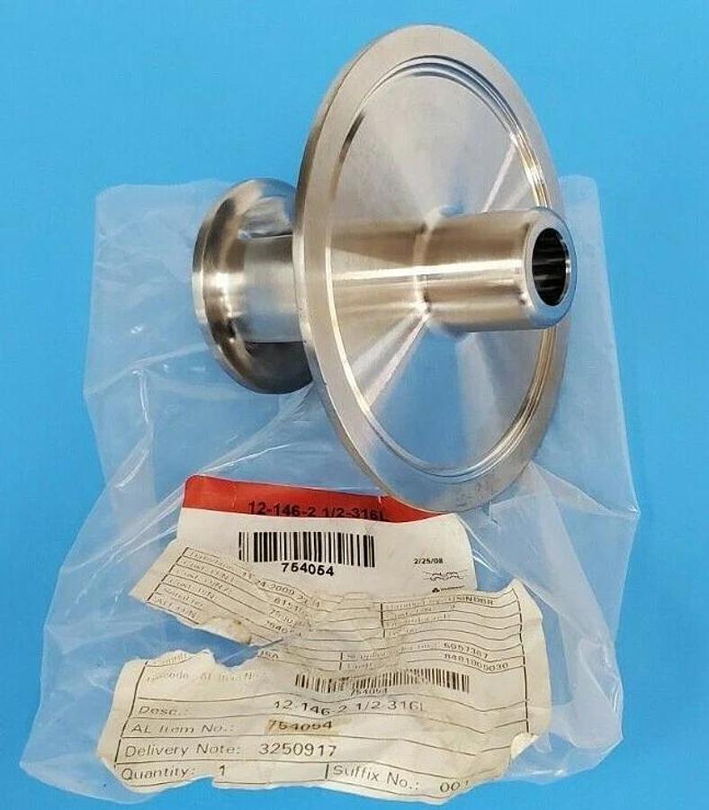 NEW TRI-CLOVER 12-146-2 1/2-316L VALVE BONNET