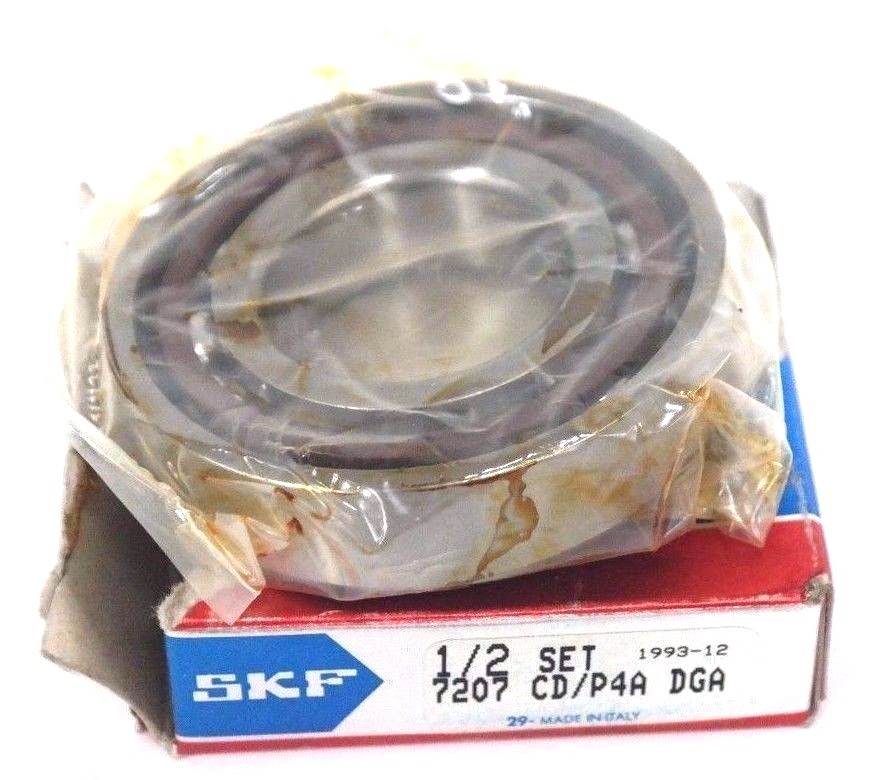 Used NEW SKF 1/2 SET 7207 CD/P4A DGA BALL BEARING 7207CD/P4ADGA