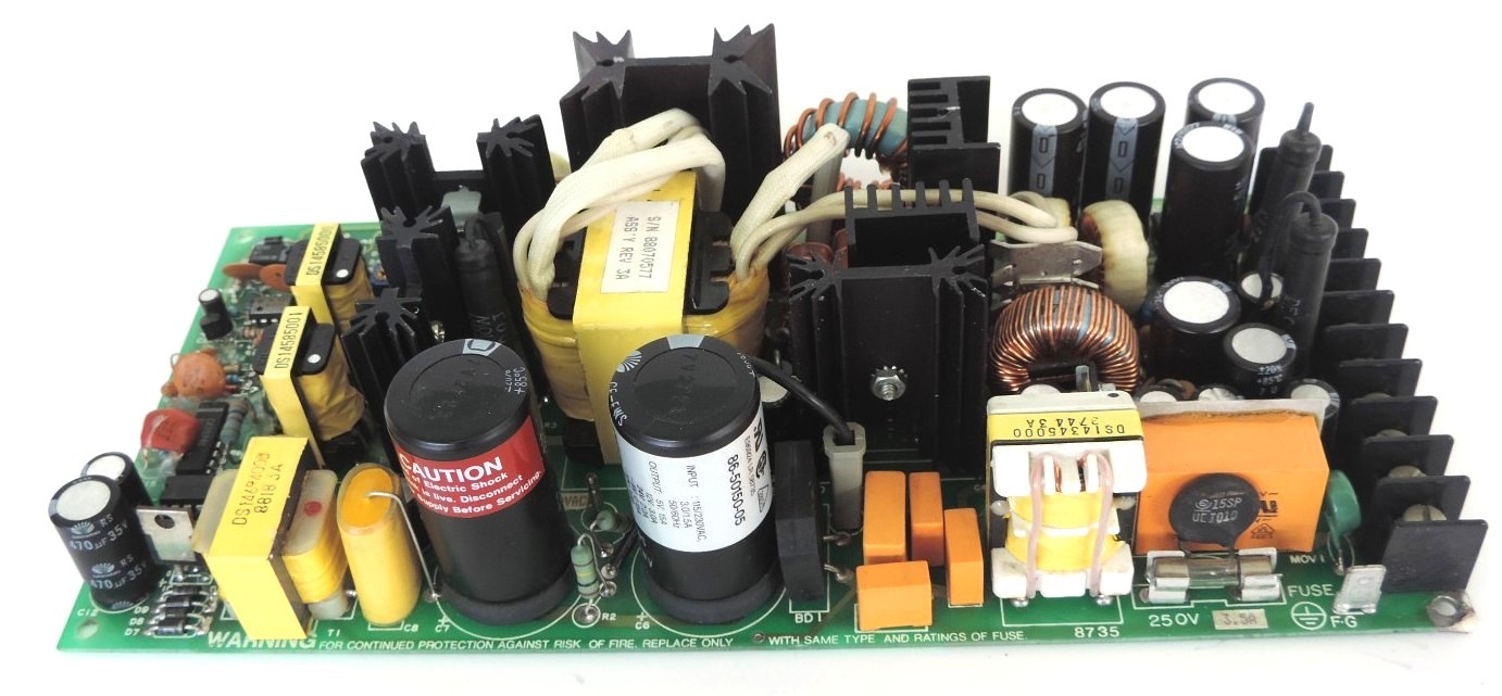 Used SOLA 86-50150-05 POWER SUPPLY BOARD 865015005 INPUT: 115/230VAC, 3.0/1.5A