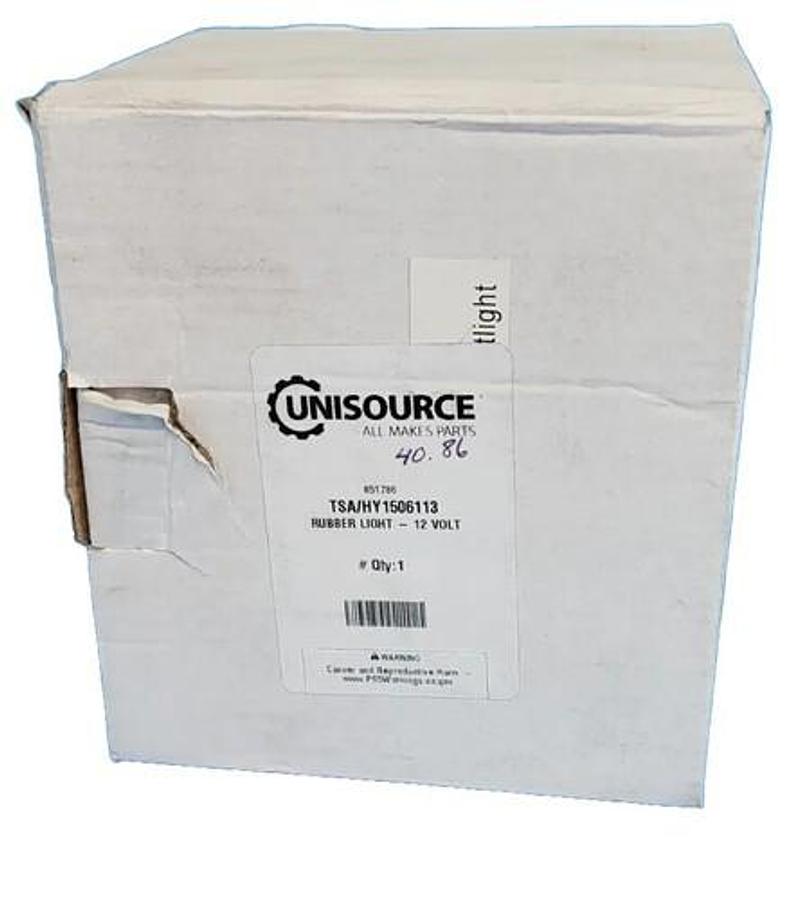 NIB UNISOURCE 851786 TSA/HY1506113 RUBBER LIGHT - 12 VOLT 1506113