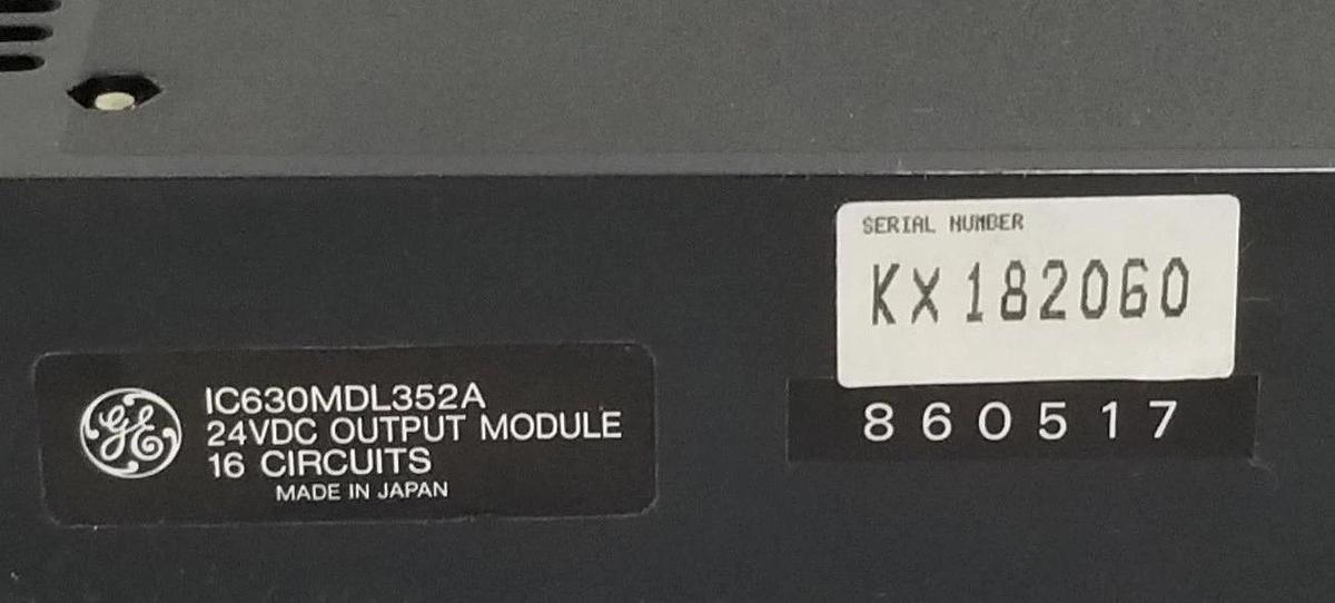 NIB GENERAL ELECTRIC IC630MDL352A OUTPUT MODULE 24VDC IC630MDL352