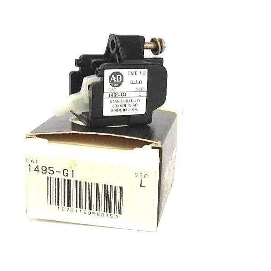 Used NIB ALLEN BRADLEY 1495-G1 AUXILIARY CONTACT SER. L, SIZE 1 & 2