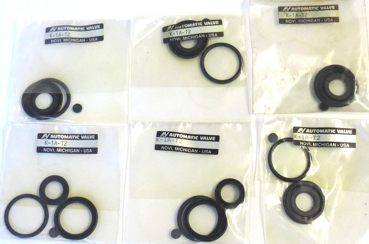Used LOT OF 6 NEW AUTOMATIC VALVE K-1A-T2 KITS K1AT2